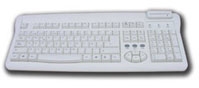 Teclado C3PO KBR-36 con lector y grabador de tarjetas inteligentes blanco USB (KBR36) outlet ltimas unidades